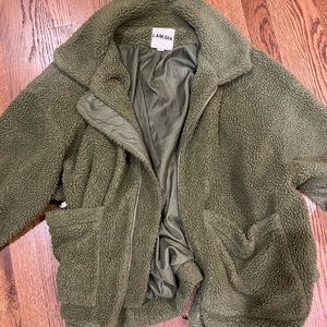 I.AM.GIA oversized Sherpa coat
